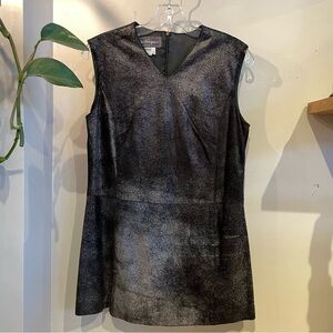 Salvatore Ferragamo Leather Tunic